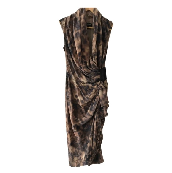all saints silk wrap dress All Saints Silk Dress US 8